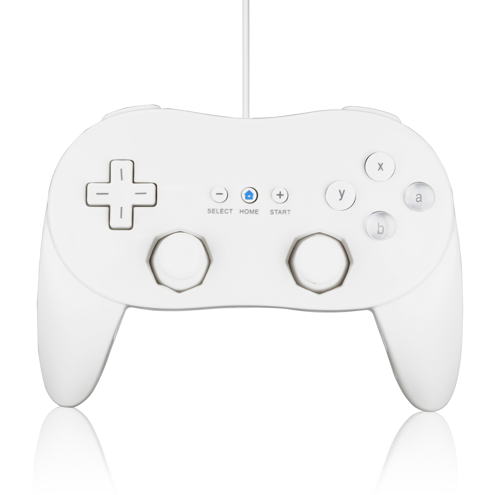 New White Classic Pro Wired GamePad Joypad Controller for Nintendo Wii ...