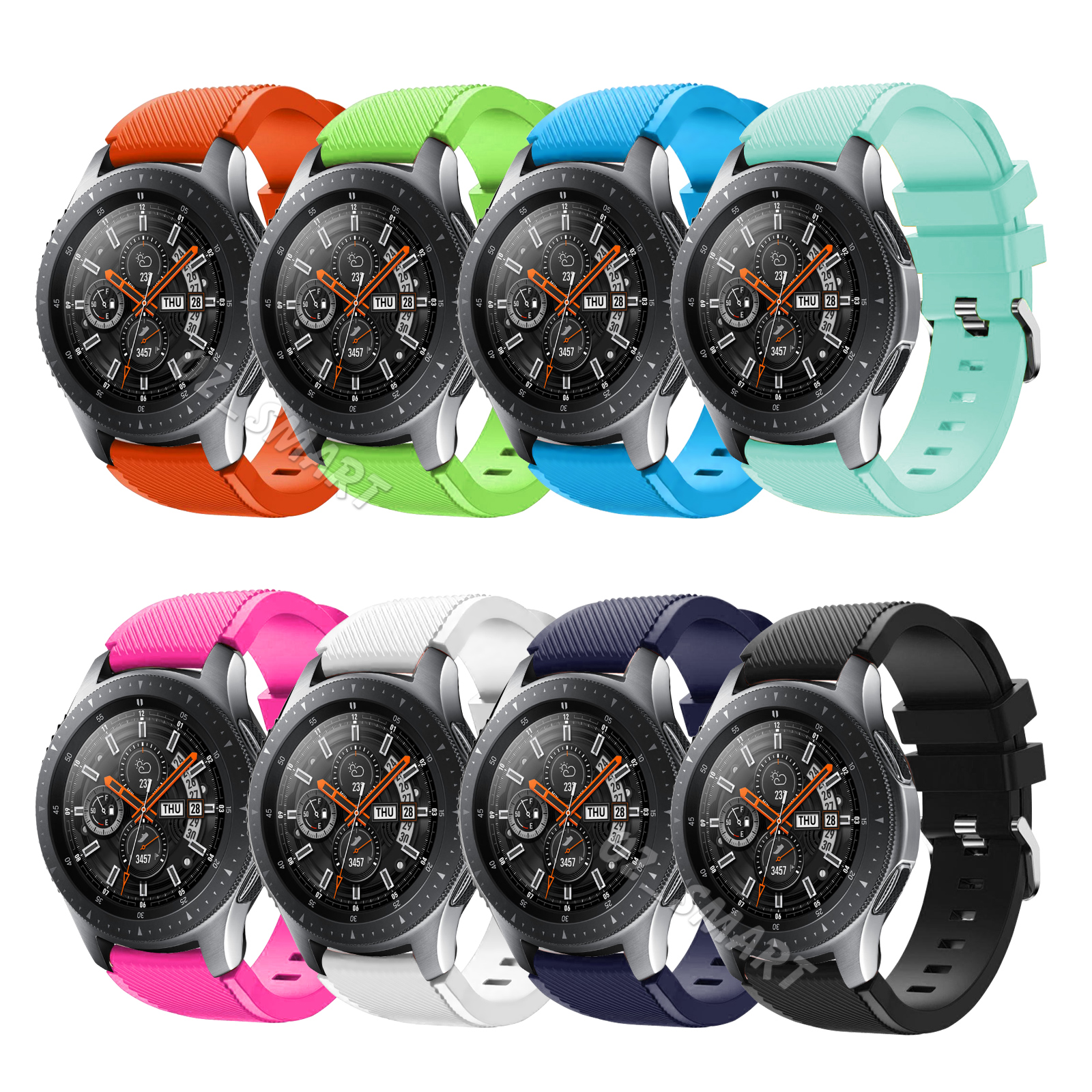 Samsung Galaxy Watch 46mm Fashion Sports Silicone Strap ...