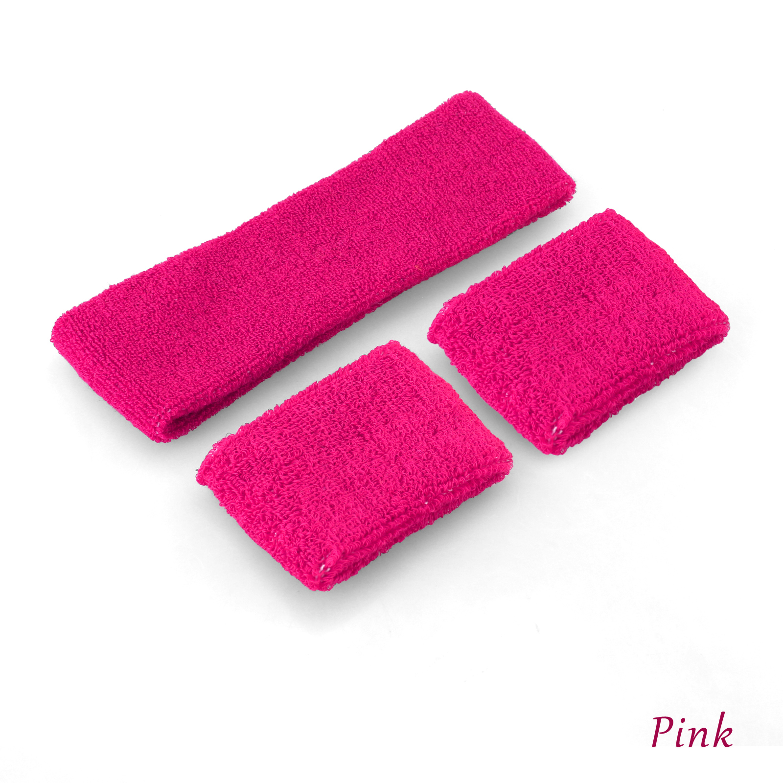 Wristbands Headband Sweatbands Sweat Band for Sport Tennis Badminton ...