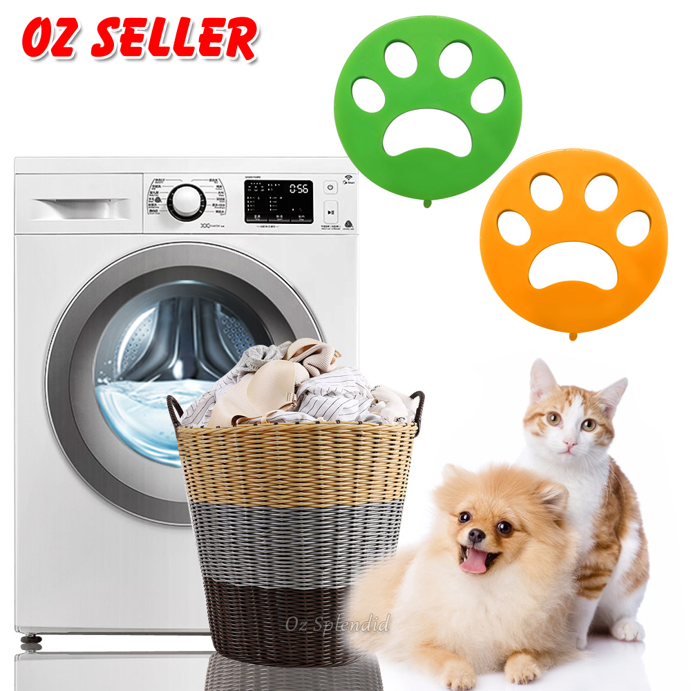 2PCS Pet Hair Remover Cat Fur Dog Hair Lint Catcher from Laundry