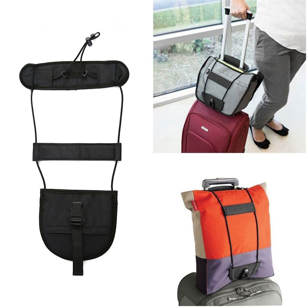 Adjustable Travel Luggage Bungee Suitcase Belt Add A Bag Strap Easy to