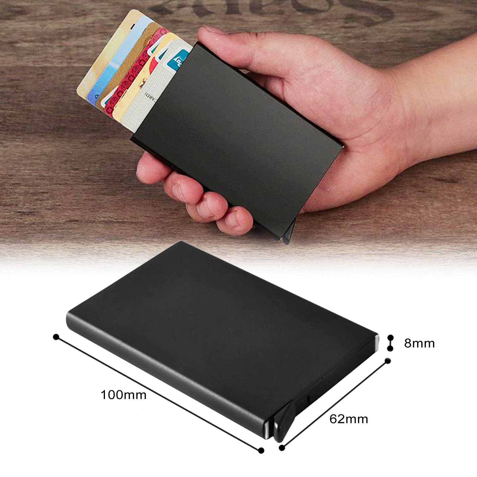 Rfid Blocking Aluminum Slim Wallet Id Credit Card Holder Case Protector Purse Oz Ebay 4359